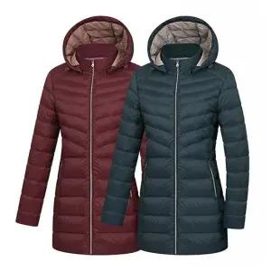 [롯데백화점]콜핑 LD08 여성 겨울 중기장 경량 덕다운자켓 KTJ6791W 아일라