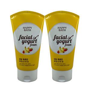 해피바스 정말촉촉한 페이셜 요거트폼 250ml 2개