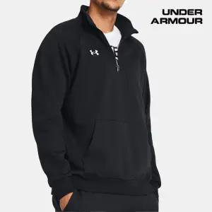 [롯데백화점]언더아머 남성 UA 라이벌 플리스 ¼ 집 1386016-001