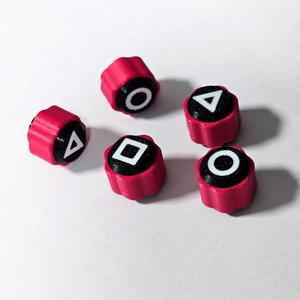 오징어 게임 공기놀이 마젠타