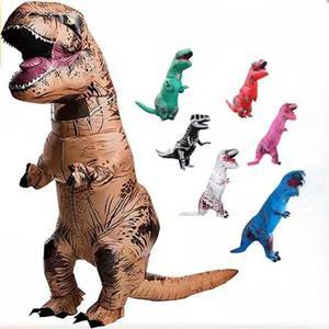할로윈 티라노 풍선 의상 축제 바람옷 빨간색 풍선옷 공룡 인형탈 풍선의상 티라노사우르스