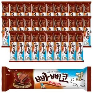 [슈팅냉동] 롯데웰푸드 빠삐코 초코, 130ml, 35개