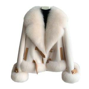 고퀄 덕다운 폭스퍼 코트 스웨이드 무스탕 공장 겨울코트