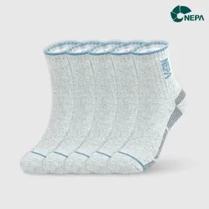 네파 하이브리드 쿠션 미들삭스 그레이 S 5팩 NPCHBMDS-GR5