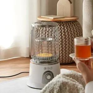 퀸센스 원통형 하이라이트 전기히터 QSH-H10B