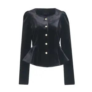 여성 리앤 벨벳 겨울 블라우스