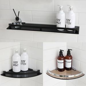 강화유리 욕실 선반 모음 코너 일자 화장실