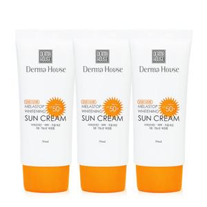 화이트닝 썬크림 50mlx3개/미백 주름개선 자외선차단 SPF50+PA+++