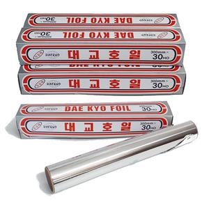 대교 알미늄 은박 쿠킹 호일 30cmX30ho 주방용 가정 업소 캠핑장 식당 음식물 보관 포장