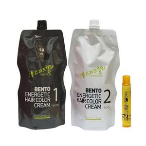 바이오메드 벤토 에너제틱 7분 스피드 헤어 칼라 크림 1제,2제 각 500ml/새치염색약