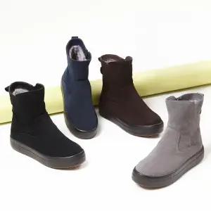 [마스케라] 여성 소가죽 보아퍼 부츠