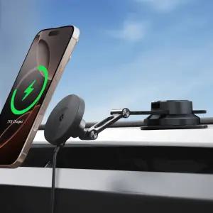Qi2 맥세이프 차량용 핸드폰 거치대 고속 무선 충전기 ITQ35W