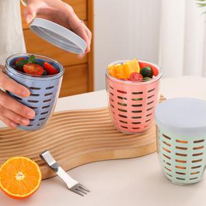 후르츠팟 푸르트팟 직장인도시락통 런치박스 과일 샐러드 도시락통 야채보관용기 밀프랩