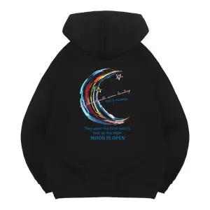 엘런아시 컬러문 오버핏 후드티