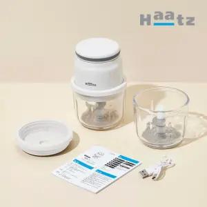 하츠 원터치 무선 초퍼 다지미 마늘 이유식 다지기 미니 믹서기 CWC-1821F