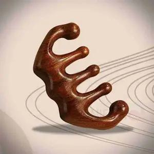 [골드스마일]우드 바디 마사지 괄사기 얼굴 괄사 도구 종아리 얼굴용 마사지기