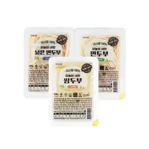 라라스팜 건두부 국산콩 고단백 저탄수 포두부 3종, 8팩