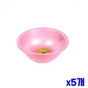 ( )주방 설거지통 바가지 컬러볼 30.5x12cm x5개