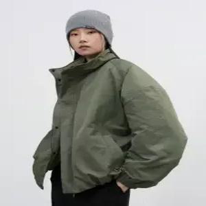 제너럴아이디어 GENERALIDEAstandard UNI 패디드 볼륨 블루종 봄버 점퍼 KHAKI SBE3U07006