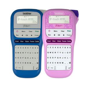 HN_(정품)브라더 라벨프린터 PT-H110/핑크/블루/휴대