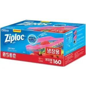 지퍼락 스마트지퍼백 냉장용 대형 160매 26.8 x 27.3cm 코스트코