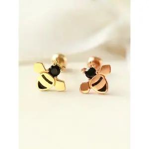 [미니멀피어싱]14K 꿀벌 피어싱 귀걸이