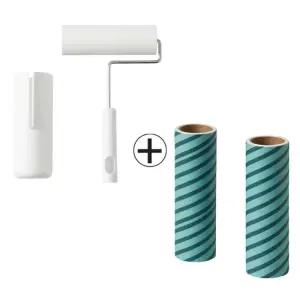 이케아 PEPPRIG 페프리그 테이프클리너+리필2p 세트 돌돌이 찍찍이 먼지제거 롤러 청소용품