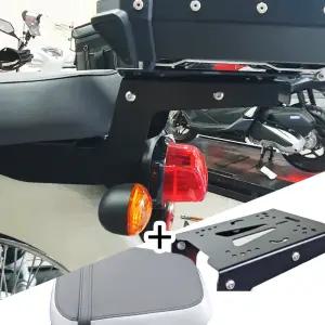 혼다 슈퍼커브110 21년부터 탑박스 브라켓 2인승용 알존+순정 리어 텐덤 시트