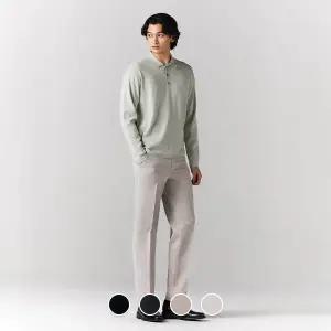 114511 MW 테이퍼드 히든밴딩 슬랙스