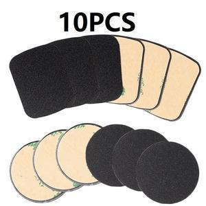 마그네틱 폰 거치대 금속 디스크 플레이트 범용 블랙 다리미 시트 디스크 스티커 자동차 폰 자석 스탠드 액