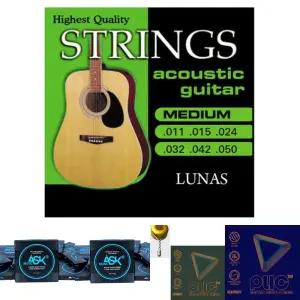 통기타줄 어쿠스틱 스트링 기타현 세트/브론즈/맑고/선명한/소리/풍부한/베이스/표현/고음/인기/대중/편안