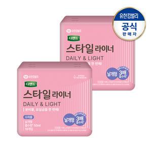 디펜드 여성용 스타일 라이너 데일리 요실금 팬티라이너 수퍼롱 날개형19PX2팩