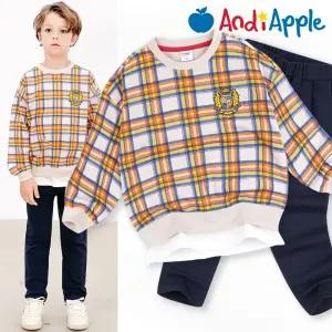 [앤디애플] 브리티쉬체크레이어드상하복