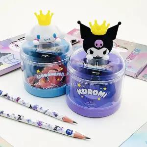 [쎄라피트]산리오 티아라 자동 연필깎이 캐릭터 전동 샤프너 학용품