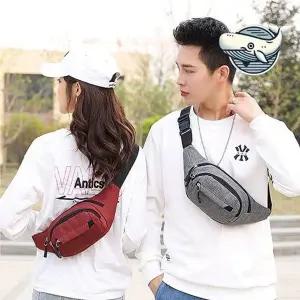 남녀 공용 크로스 슬링백 미니 메신저 가방-WFGYQXE