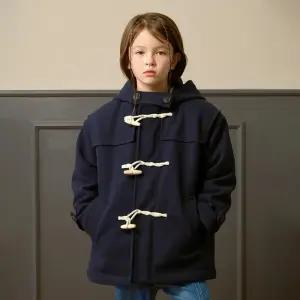 [인디고키즈] 퀼팅하프 더플 코트_IKJC23T11