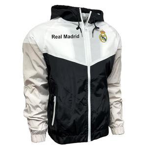 레알 마드리드 윈드브레이커 재킷, 라이선스 리얼 M. 경량 방수 후드 레인 재킷