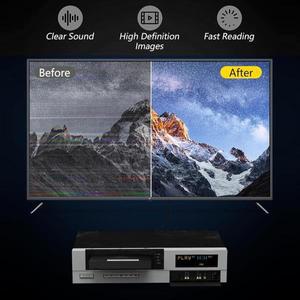 VCR 헤드 클리너 습식 기술 재사용 가능 맥세이프한 청소 VHS 비디오 플레이어