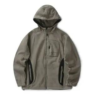 [인터크루] 남성 루즈핏우븐포켓후드집업 ITV4DH04GKH 카키 _P408239046