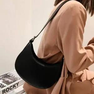 외출 나드리 데일리 심플 반달 숄더백 호보백 가방 버킷백