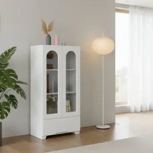 서랍 유리 600 장식장 방장식장 공간활용 미니멀장식장 실속서랍