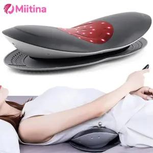 허리마사지기 안마기 전기 가열 벨트 요추 디스크 스트레인 하이라이트 견인 허리 통증 압축 마사지