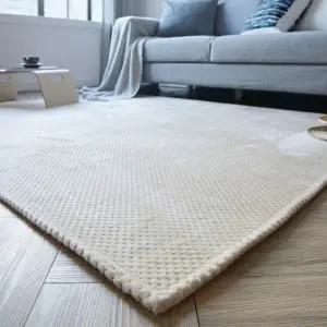 (색상 그레이)블링스 극세사 카페트 와플 사각 거실 러그 (200x250)