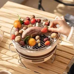 [하프클럽/]실내 감성캠핑 가정용 화로 미니 1인용화로 토기 개인