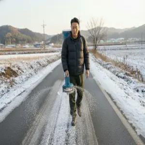 와이텍 전동 충전 염화칼슘살포기 YT-20FA 충전비료살포기 씨앗 유박 살포