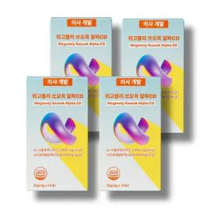 [내일도착]위고블리 쏘오옥 알파CD 3g, 14포X4박스(총56포)