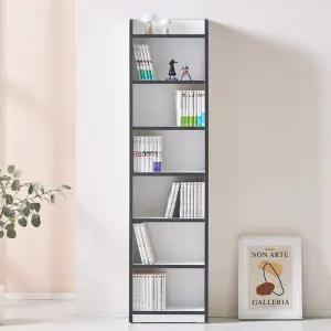 스타우트 6단 거실 미니 틈새 책장 400