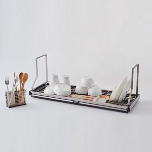 [한샘]투웨이 부착형 식기건조대 800 (다크그레이)