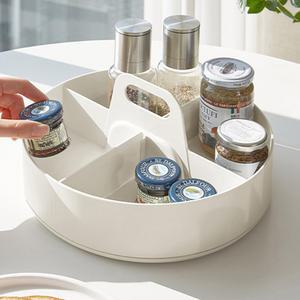 시스맥스 포르타 라운드 360도 회전 트레이 다용도 편리함 정리