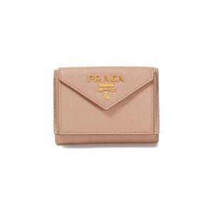 스몰 사피아노 레더 로고 반지갑 1MH021 QWA F0236